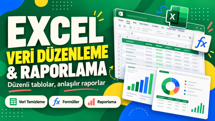 excel verilerinizi düzenleyip analiz raporu hazırlayabilirim
