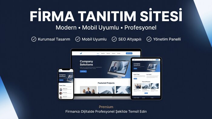 profesyonel firma tanıtım sitesi yapabilirim