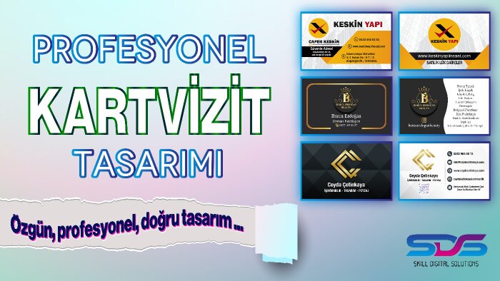 profesyonel kartvizitinizi tasarlarım