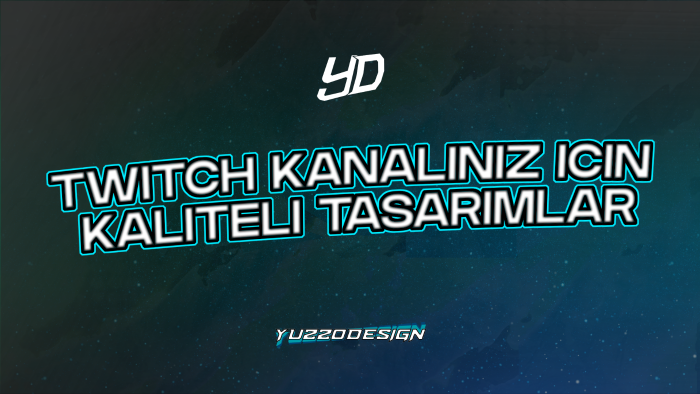 twitch kanalınız için ilgi çekici tasarımlar yaparım