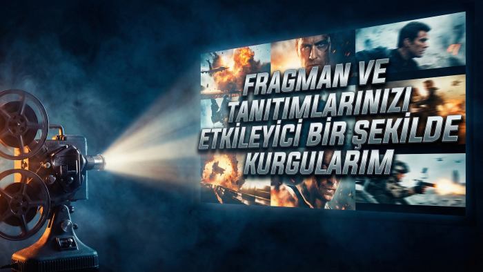 fragman ve tanıtımlarınızı etkileyici bir şekilde kurgularım