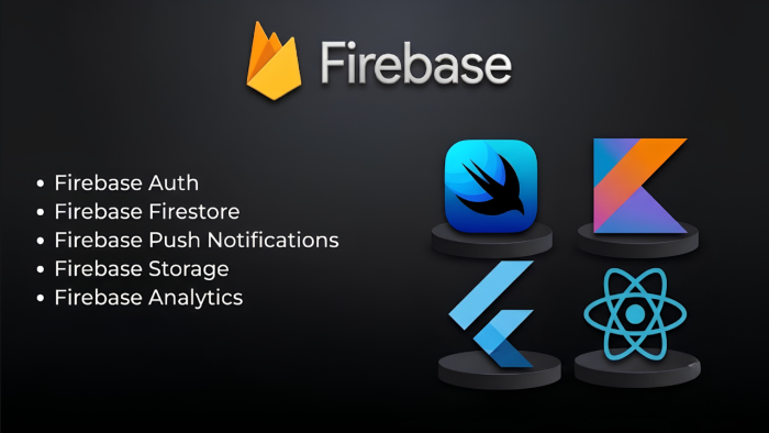 istediğiniz mobil uygulamanıza Firebase entegre edebilirim