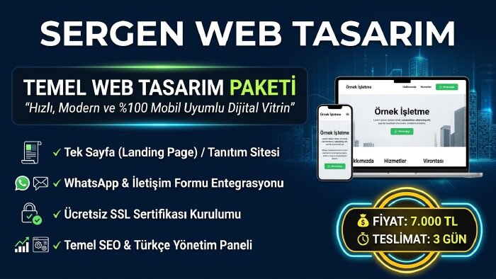 anahtar teslim web sitesi ve e ticaret yaparım