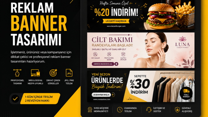 işletmeniz için reklam banner tasarımı yaparım