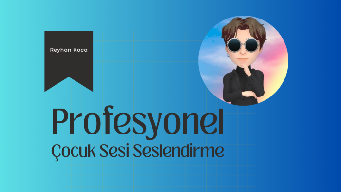 sizin reklamlarınıza animasyon çocuk sesi ile ses olabilirim