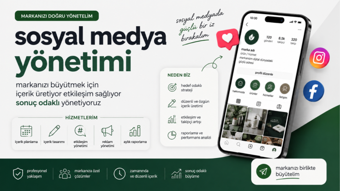markanızın profesyonel sosyal medya yönetimi yapıyorum