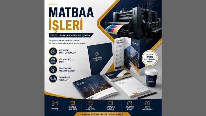 aracısız her türlü matbaa işini yapıyorum