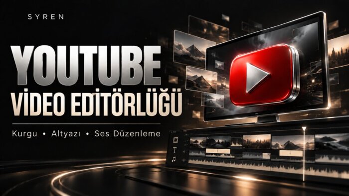 YouTube videolarınızı profesyonelce düzenlerim