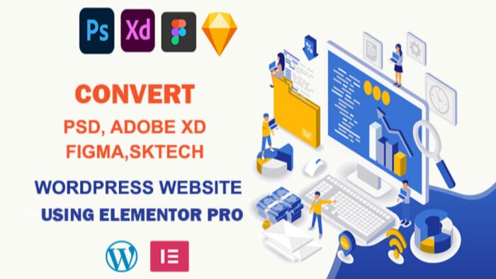  Psd, adobe xd, figma, wix tan wordpress tasarlayabilirim