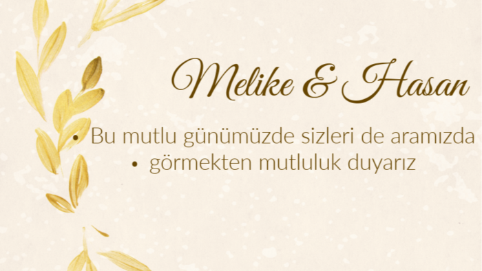 sizler için her türlü davetiyeyi hazırlayabilirim