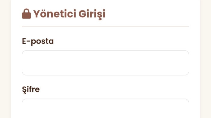 sizin için admin paneli yaparım