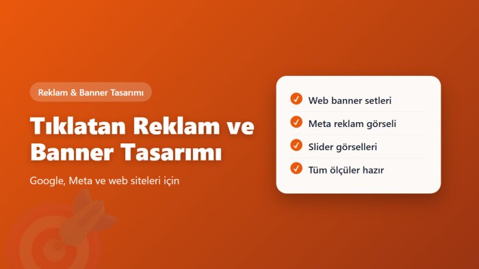 web siteniz ve reklamlarınız için banner tasarlarım