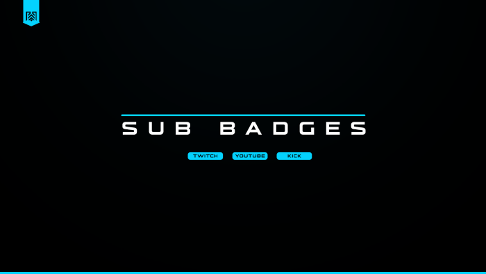 Twitch kanalınız için text emote ve sub badge yapabilirim