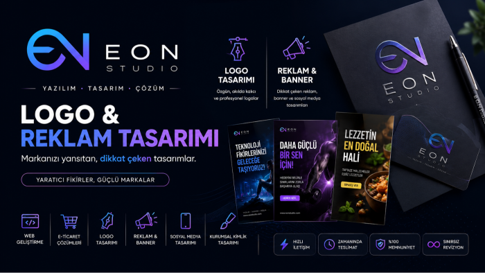 markanızı öne çıkaracak modern reklam ve banner tasarlarım