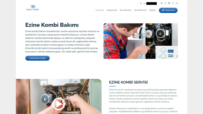 size özel tanıtım web sayfası hazırlayabilirim