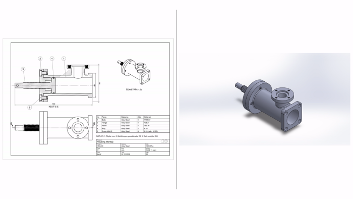 parçalarınızı SolidWorks ile 3B modeller olarak çıkarırım