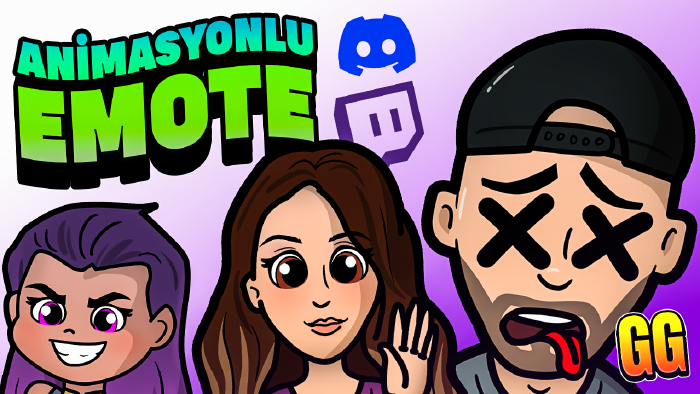 size özel animasyonlu emote ve sticker yapabilirim
