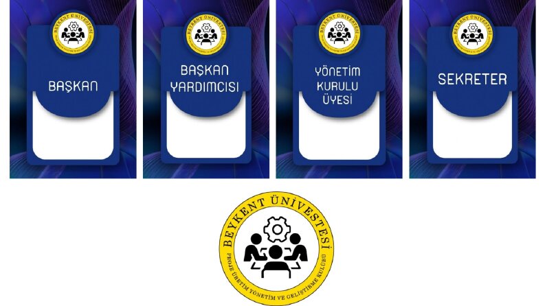 Beykent Ünivesitesi Kulüp Kartları ve Logo Tasarımı
