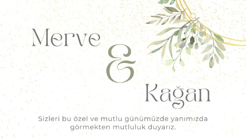 Davetiye Tasarım Örnekleri