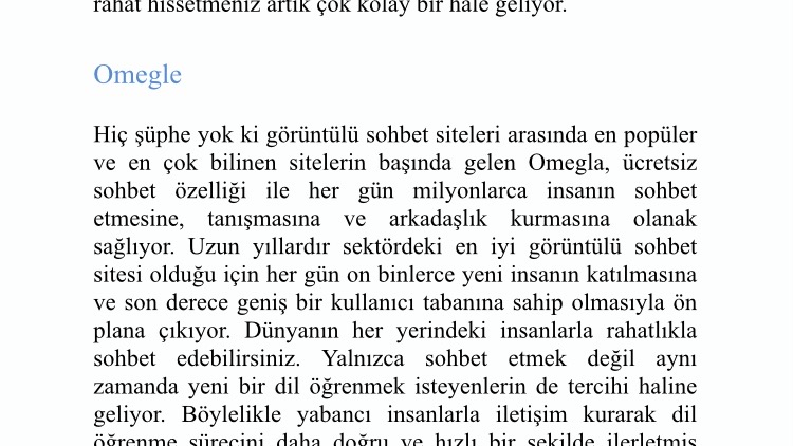 En İyi Görüntülü Sohbet Siteleri