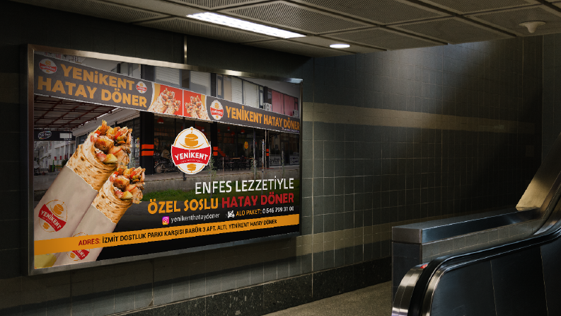 Yenikent Döner Billboard Tasarımı