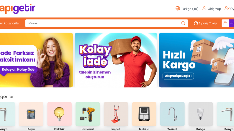 Yapımarket Site Tasarımı - Anahtar Teslim E-ticaret Sitesi