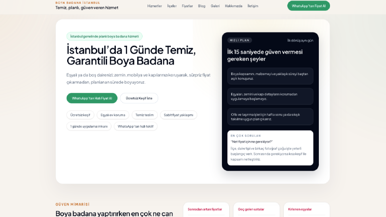 Boya  Badana Web Sitesi 