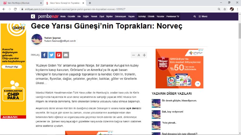 Milliyet.com.tr - İçerik Editörü