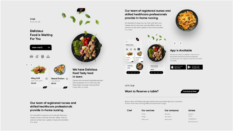 Food Web Design