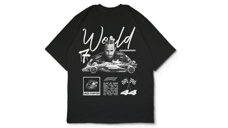 Levis Hamilton Tshirt Design