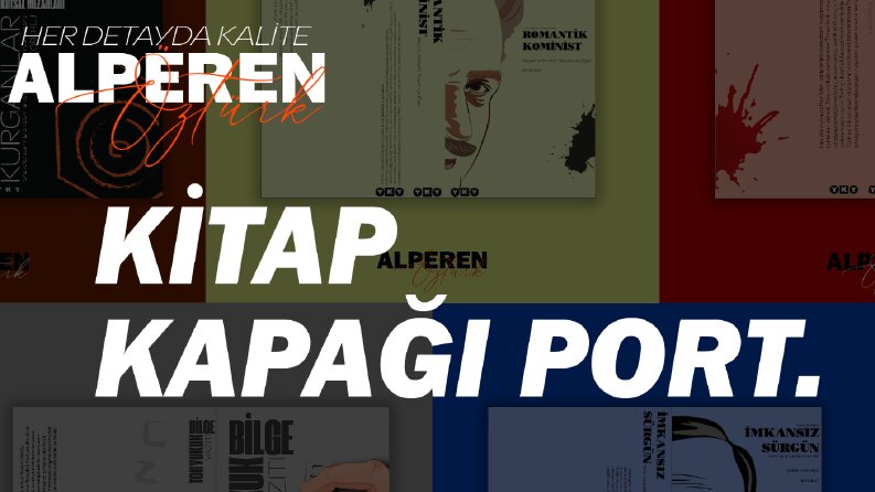 Konusu ve Hikayeye uyumuyla KİTAP KAPAĞI tasarımlarım