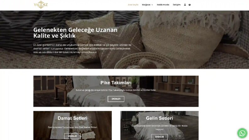 Yaldız Çeyiz - Ürün Katalog Sitesi