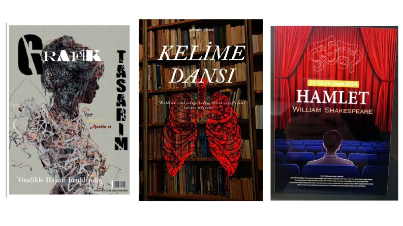 dergi kapağı, kitap kapağı, afiş tasarımı