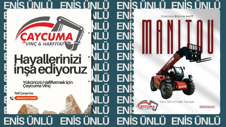 Çaycuma Vinç | Kurumsal Sosyal Medya İçerik Tasarımları