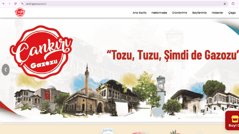 Çankırı Gazozu Resmi Web Sitesi