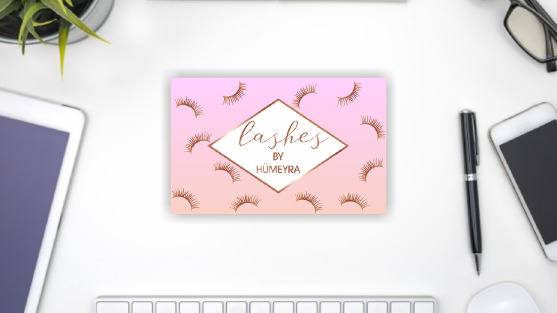 Lashes By Hümeyra Kart Tasarımı