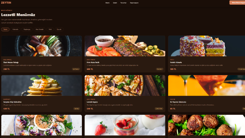 🍽️ Restoran — Zeytin