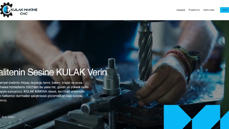 Kulak Makine Web Sitesi