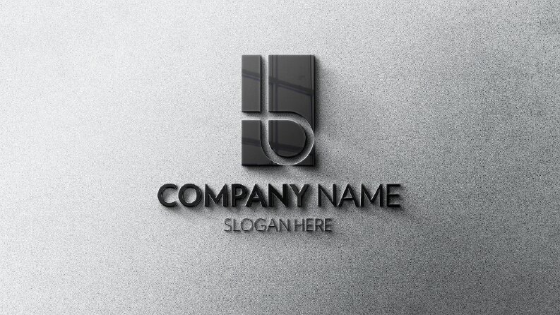 bt harfleri ile monogram logo tasarımı