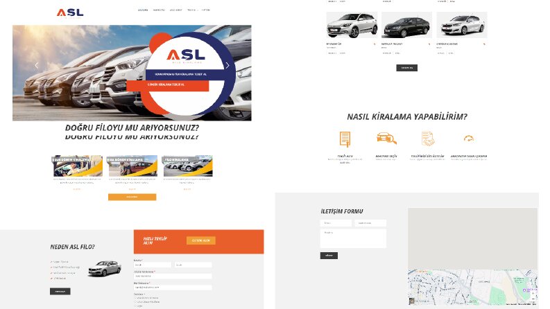 Araba kiralama website
