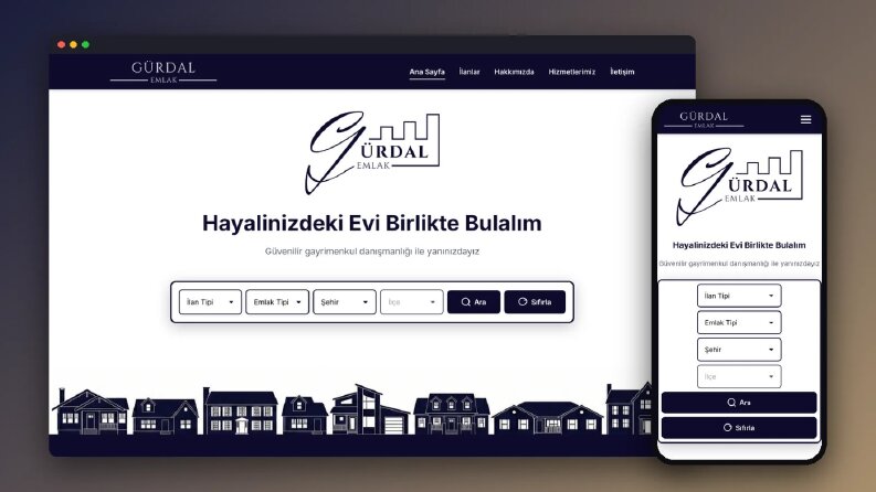 Gürdal Emlak - Responsive Emlak Web Sitesi