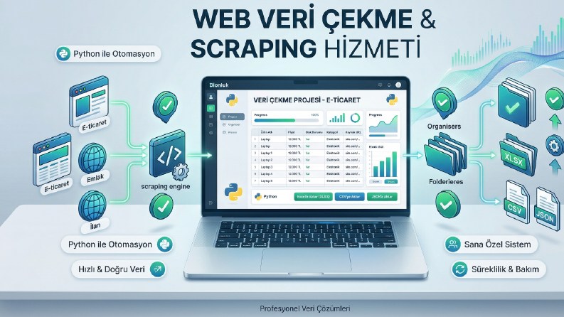 E-ticaret sitelerinden Python ile veri çekme ve raporlama