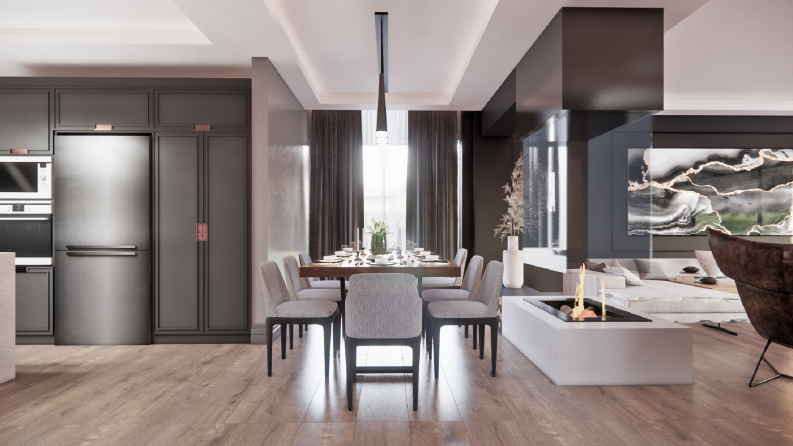Villa tasarım render