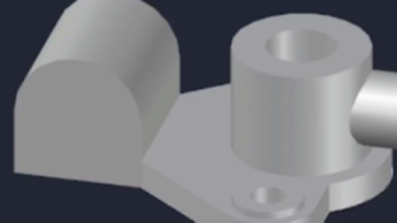 Autocad 3D Parça Çizimi