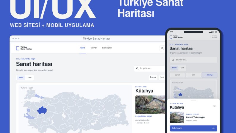 Türkiye Sanat Haritası — Website & Mobile App UI/UX