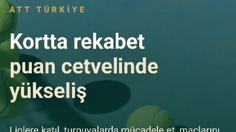 ATT Türkiye – Tenis Turnuva Yönetim Platformu