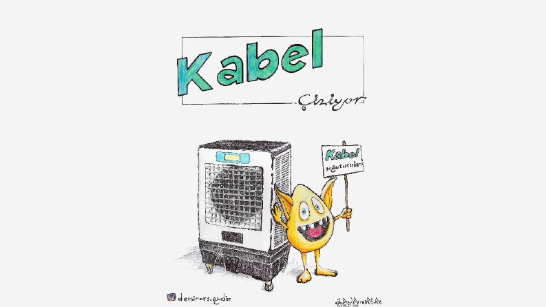 "Kabel Çiziyor - Kabel Soğutucuları" isimli dergi