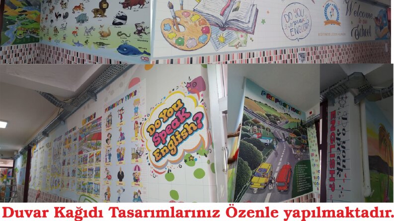 Okul Duvar Kağıdı Tasarımları