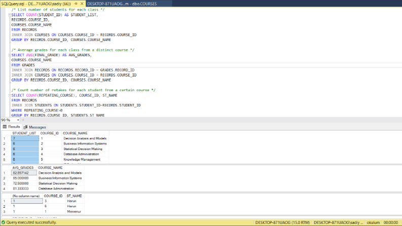 MS SQL Veritabanı Tasarımı