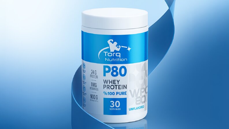 Whey Protein Etiketi Tasarımı